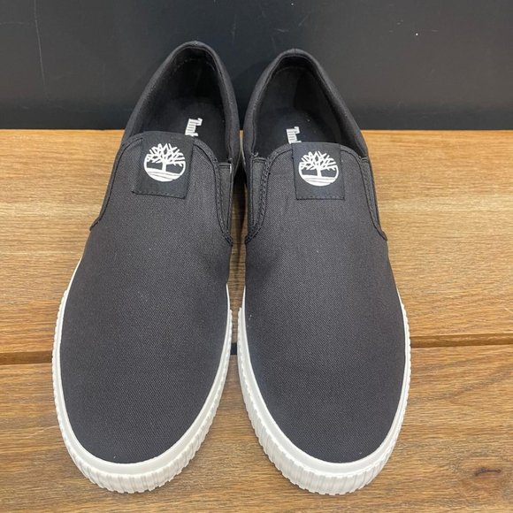 TIMBERLAND MEN\'S MYLO BAY LOW SLIP ON SNEAKER BLACK CANVAS A662W ALL SIZES main image 5